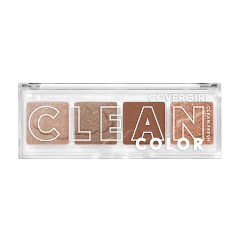 NEW COVERGIRL 212 Clean Color Shimmer Eyeshadow Palette – 212 Shimmering Beige